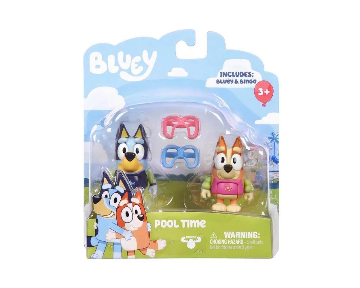 Bandai Bluey Two Pack Bluey y Bingo