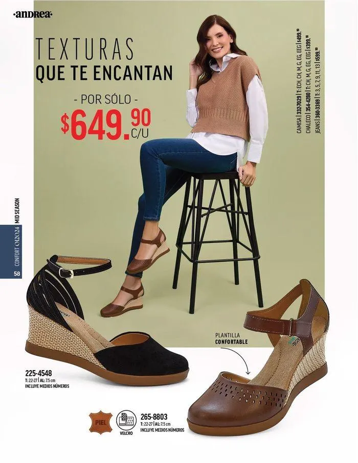 Catálogo de ANDREA - CALZADO CONFORT 26 de agosto al 25 de enero 2025 - Pagina 55