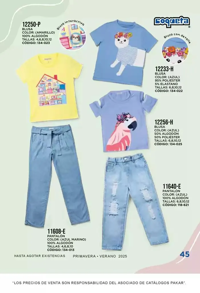 Catálogo de Pakar Coqueta 31 de enero al 31 de agosto 2025 - Pagina 45
