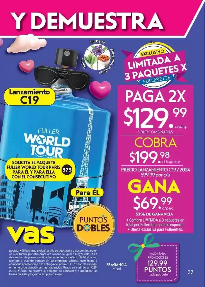 Catálogo de Fuller REVISTA GANA MÁS C17 28 de noviembre al 17 de diciembre 2024 - Pagina 19