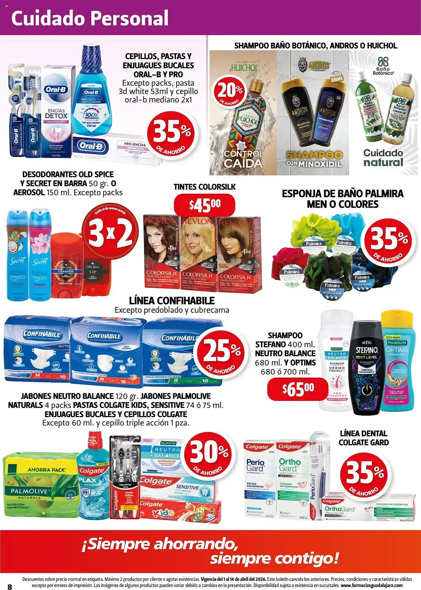 Catálogo de Folleto Farmacias Guadalajara 1 de abril al 15 de abril 2026 - Pagina 8