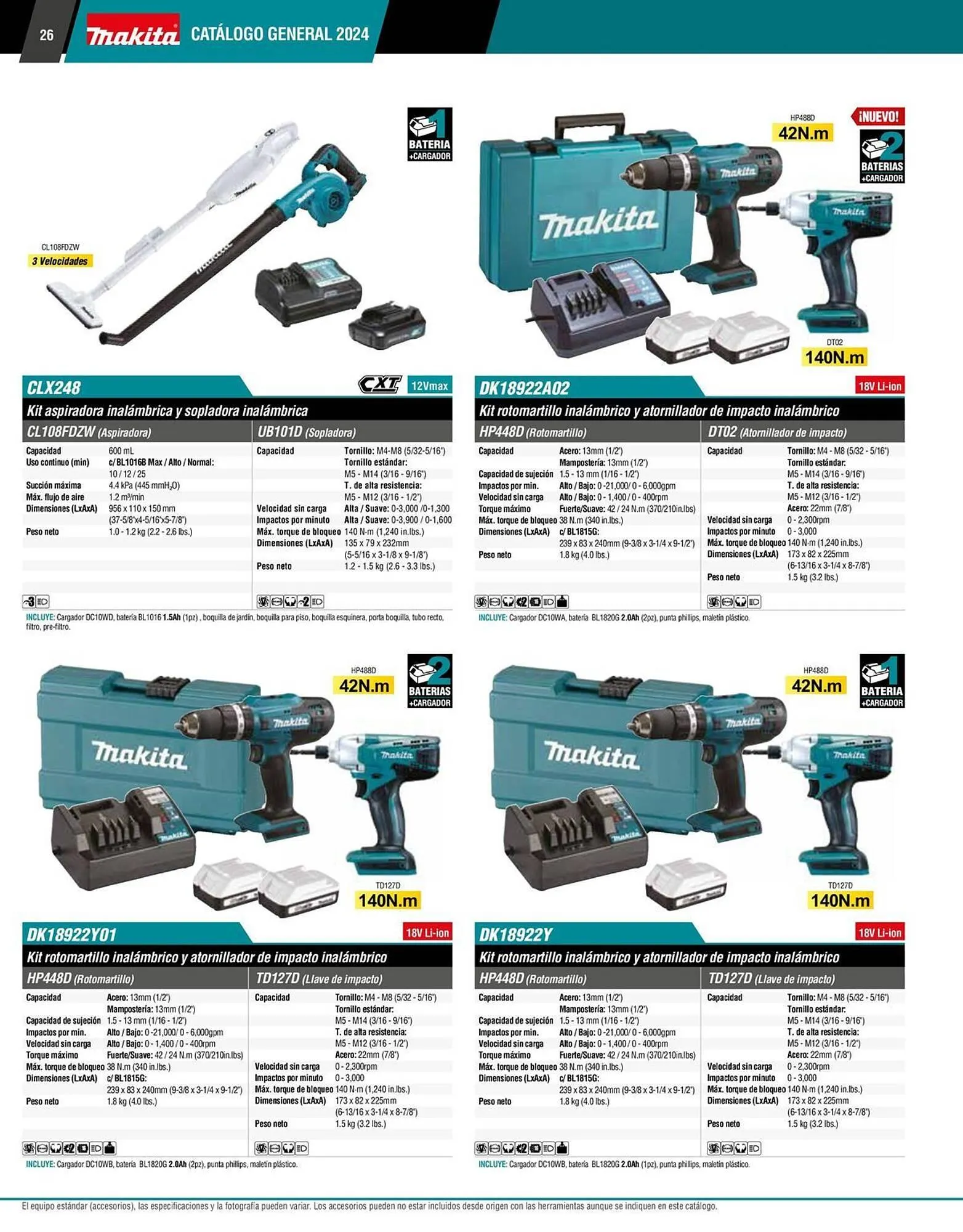 Catálogo de Catálogo Makita 12 de enero al 31 de diciembre 2026 - Pagina 26