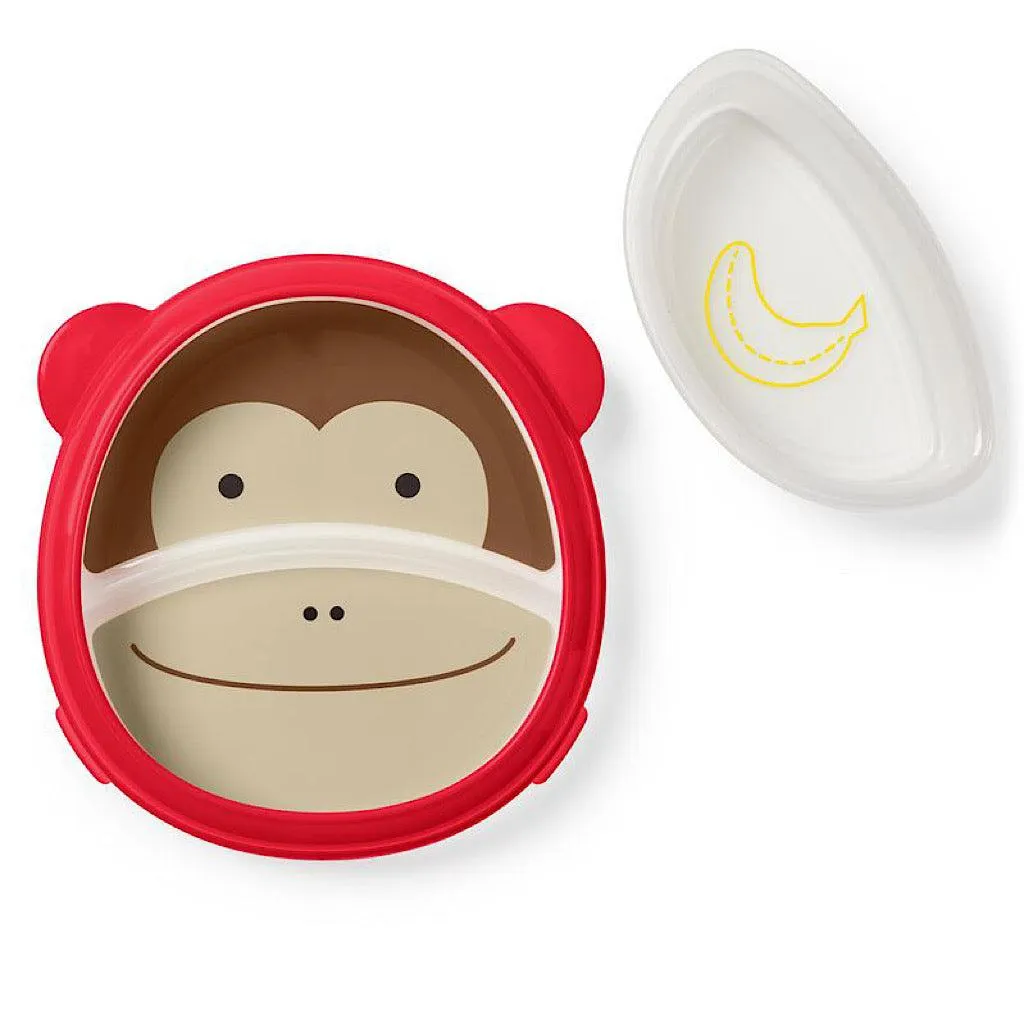 Plato y tazón Skip Hop mono