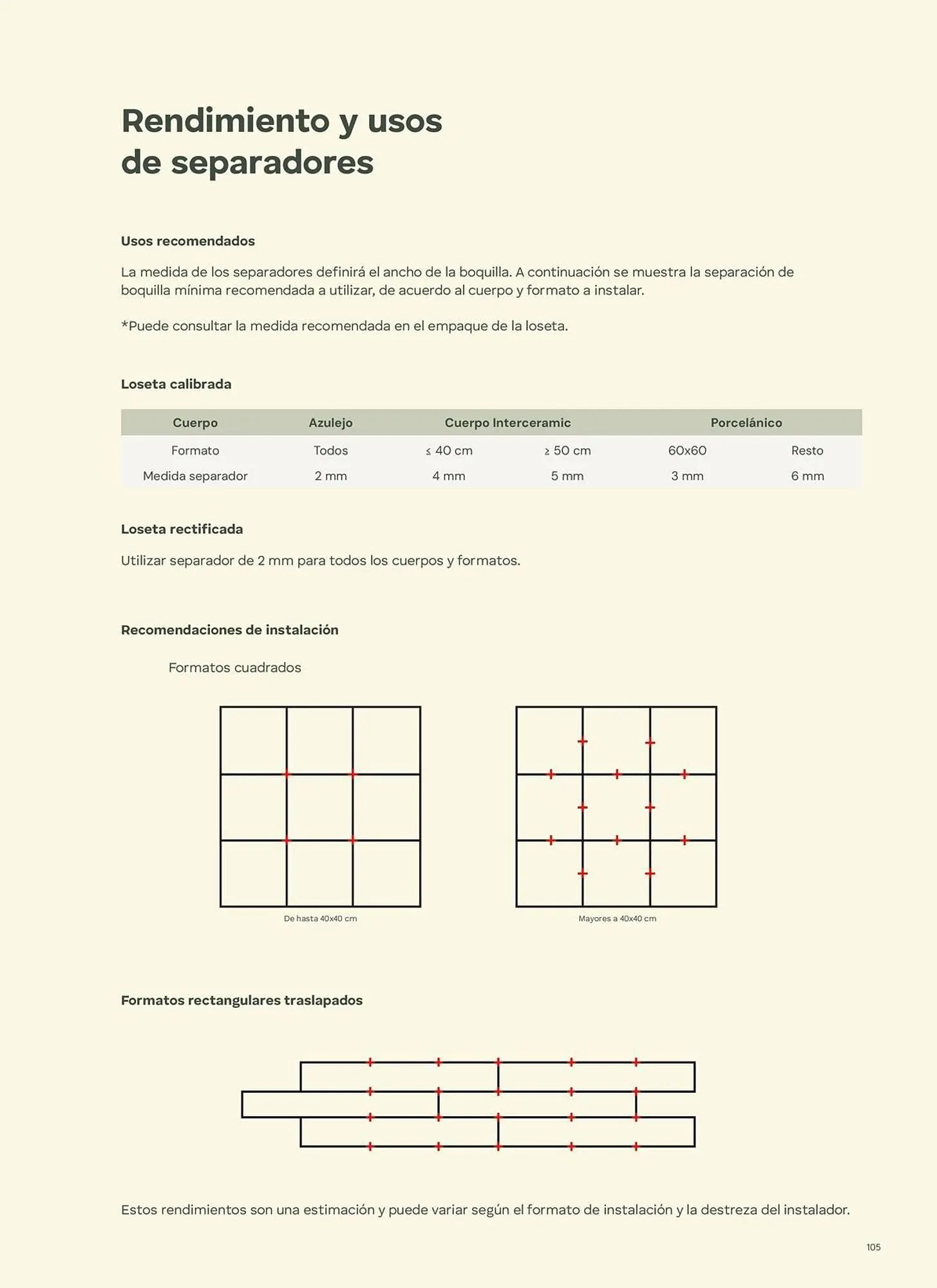 Catálogo de Catálogo Interceramic 3 de octubre al 3 de octubre 2026 - Pagina 105