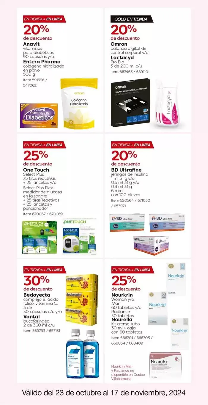 Catálogo de Cuponera Costco 23 de octubre al 17 de noviembre 2024 - Pagina 20
