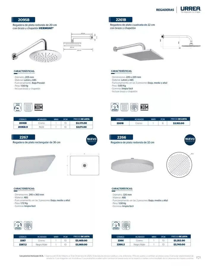 Catálogo de Catálogo Residencial 2025 28 de febrero al 28 de febrero 2026 - Pagina 177