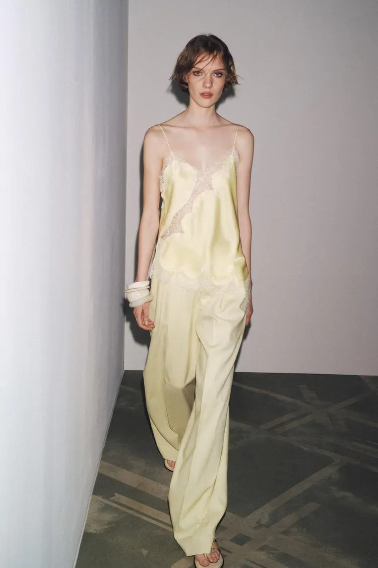 TOP LENCERO ENCAJE ZW COLLECTION