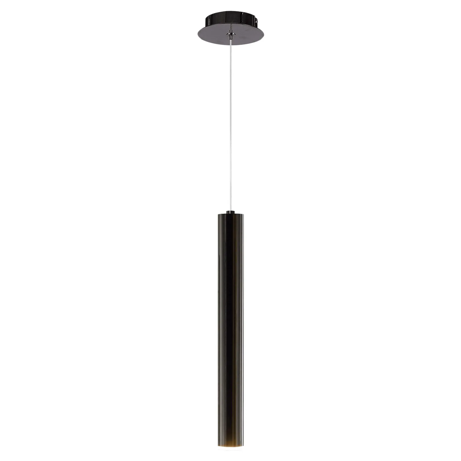 Lámpara colgante led de interior tipo cilindro Minha 6 x 60cm con cable de 3m