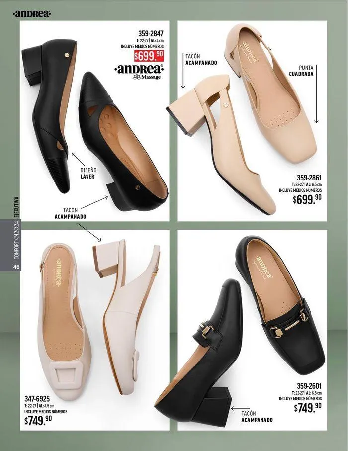 Catálogo de ANDREA - CALZADO CONFORT 26 de agosto al 25 de enero 2025 - Pagina 42