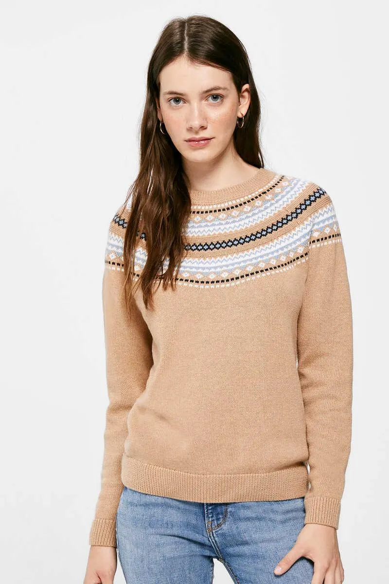 Jersey Cuello Jacquard