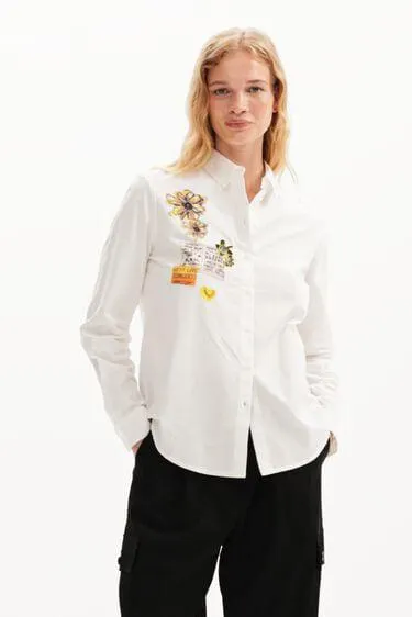 Camisa parches periódico