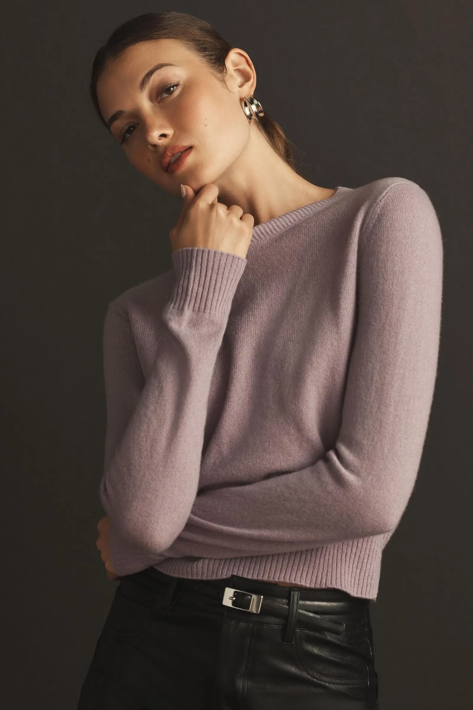 Reformation Dana Cashmere Crew Sweater