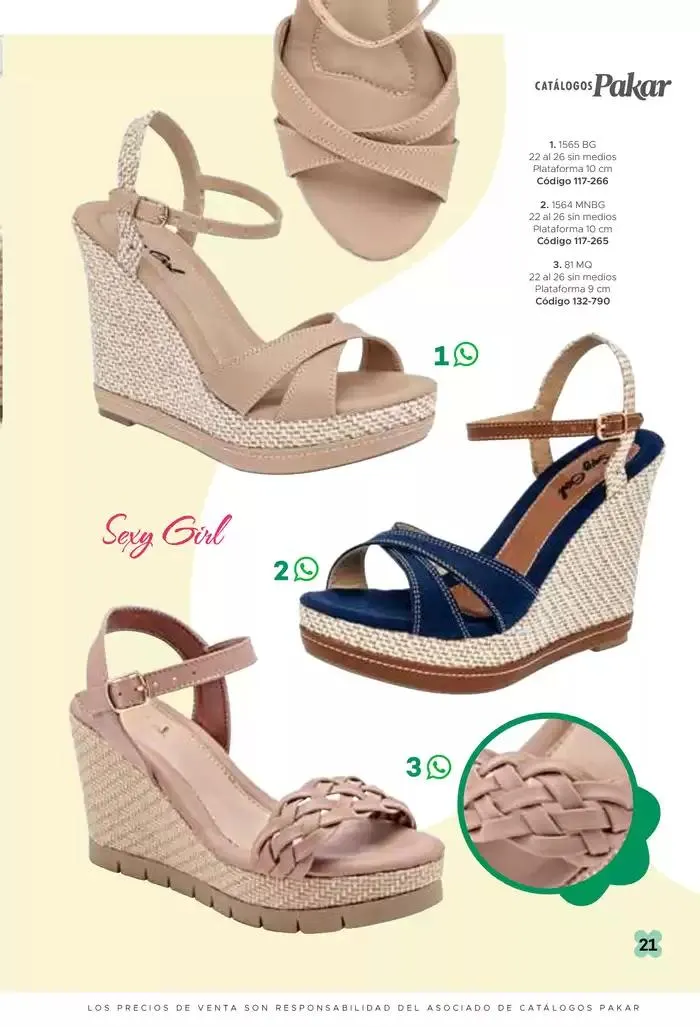 Catálogo de Pakar Sandalia 31 de enero al 31 de mayo 2025 - Pagina 21