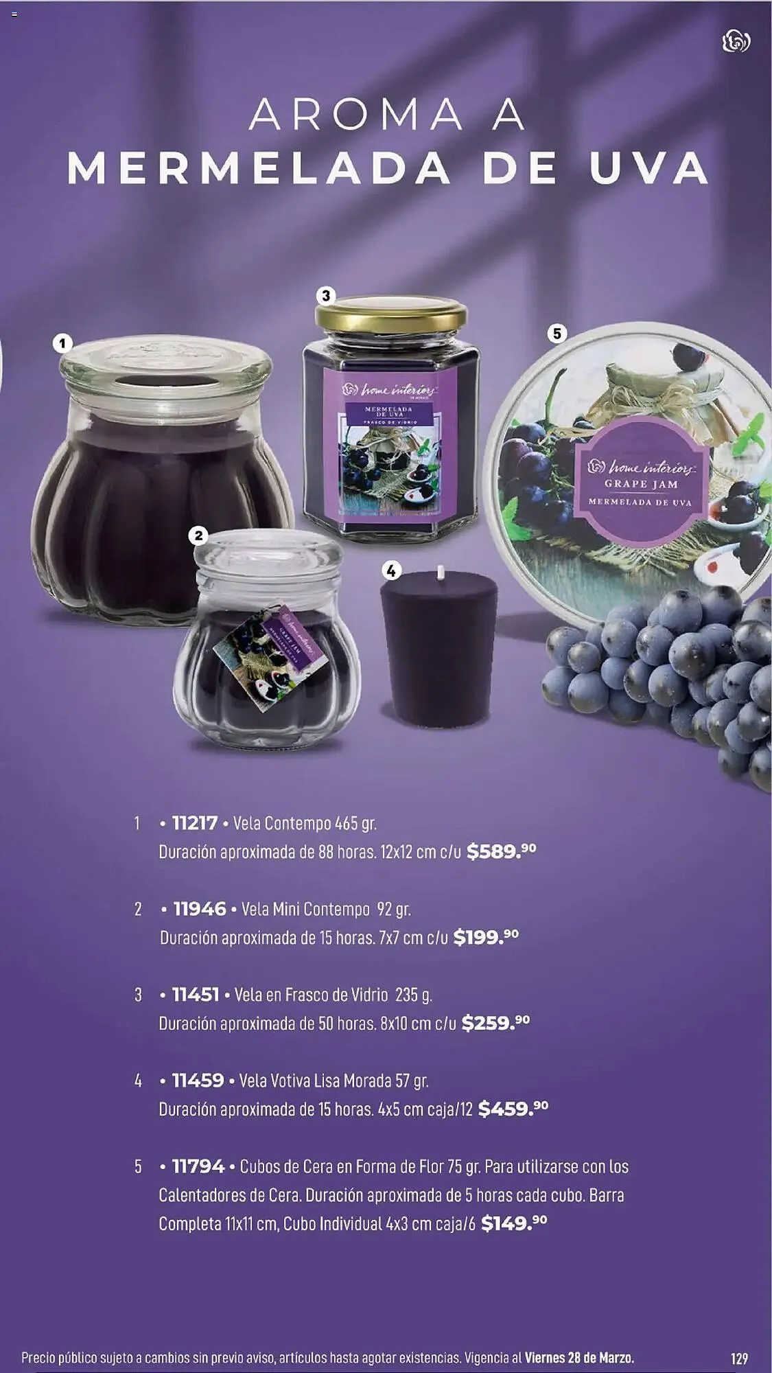 Catálogo de Catálogo Home Interiors 17 de febrero al 28 de marzo 2025 - Pagina 129
