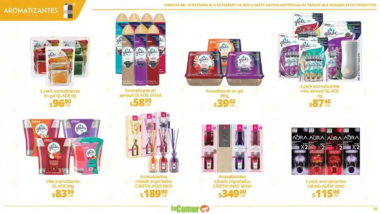 Catálogo de LIMPIA , Desinfecta, organiza, AHORRA 10 de enero al 6 de febrero 2025 - Pagina 16
