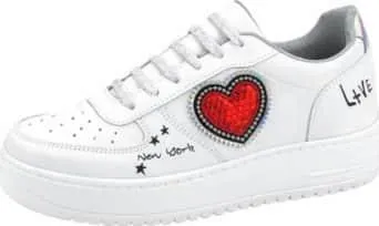 tenis casual urbano corazón