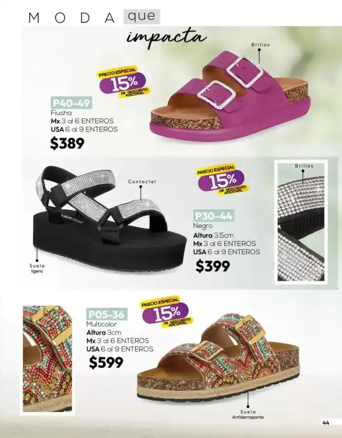 Catálogo de Catálogo Cklass Calzado Novedades de Verano 2025 México 28 de marzo al 27 de abril 2025 - Pagina 45