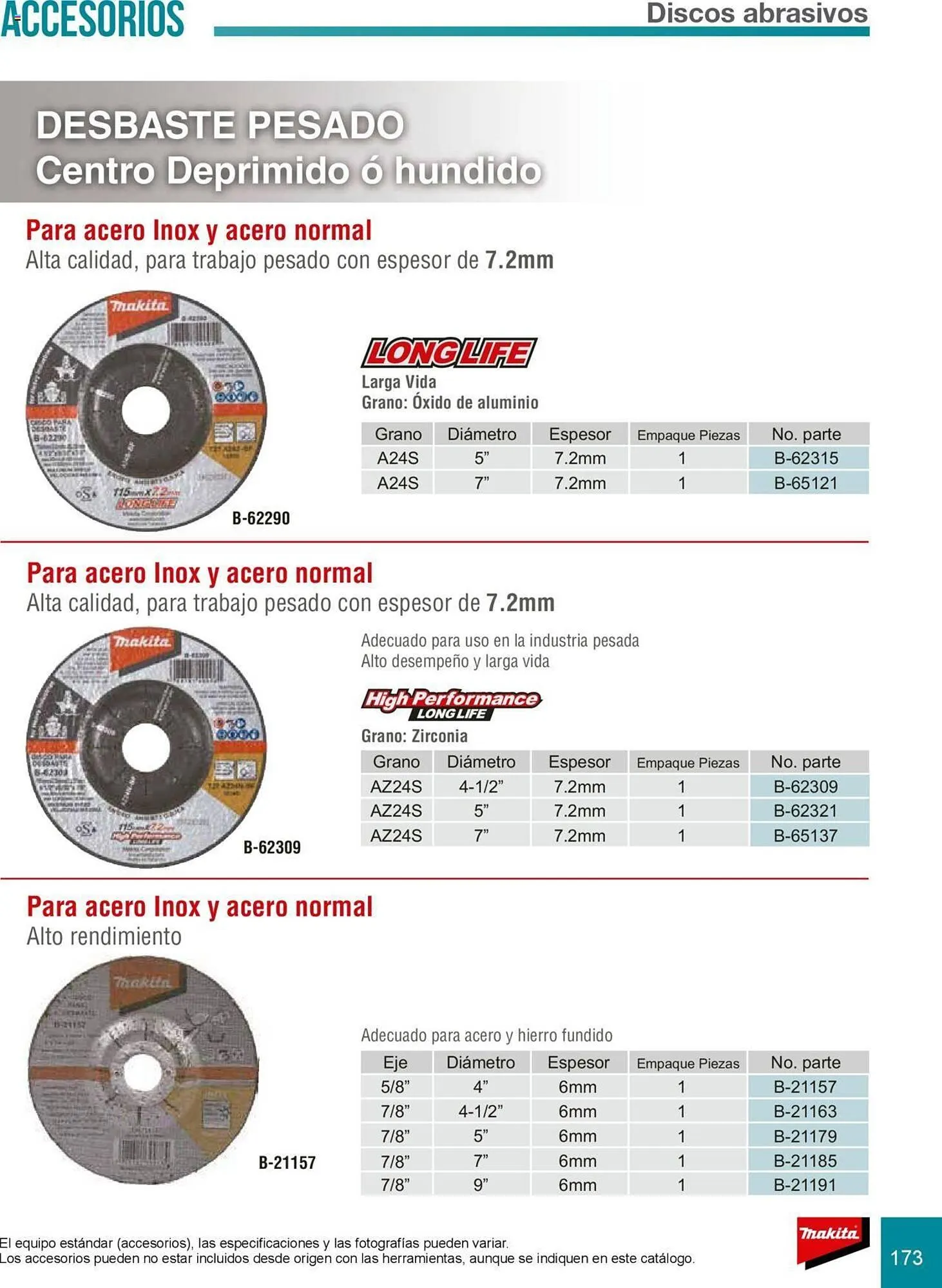 Catálogo de Catálogo Makita 8 de julio al 31 de diciembre 2025 - Pagina 173