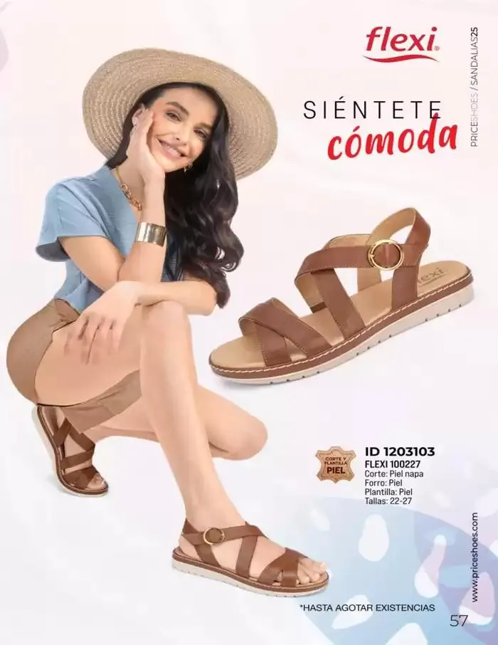 Catálogo de SANDALIAS | CONFORT | 2025 | 1E 11 de marzo al 31 de agosto 2025 - Pagina 57
