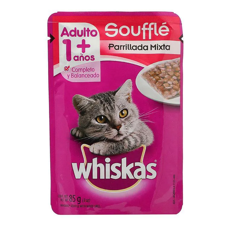 Alimento Whiskas Pouch 85 Grs Souf Parri - Whiskas - 1 pieza