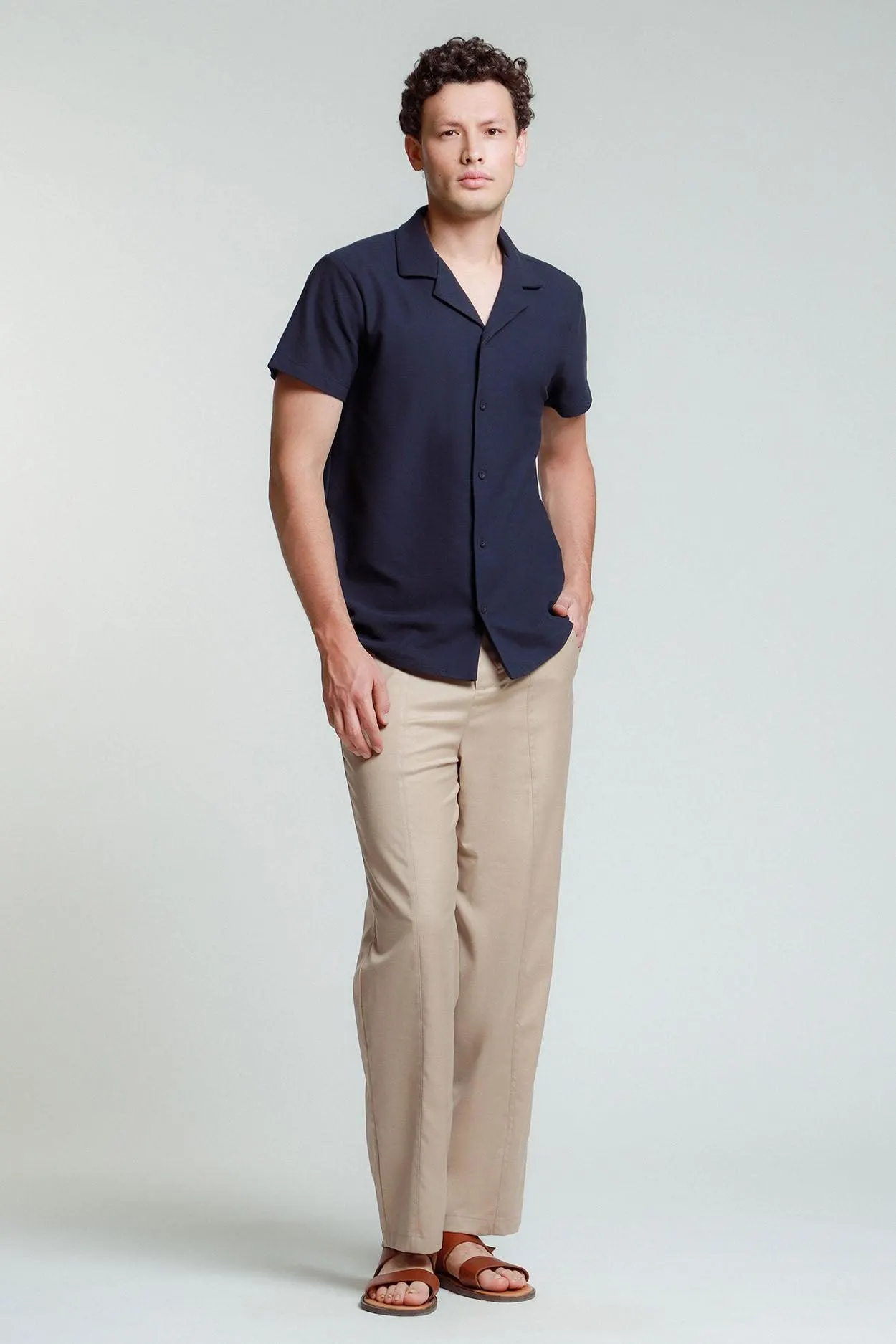 Camisa Resort Manga Corta