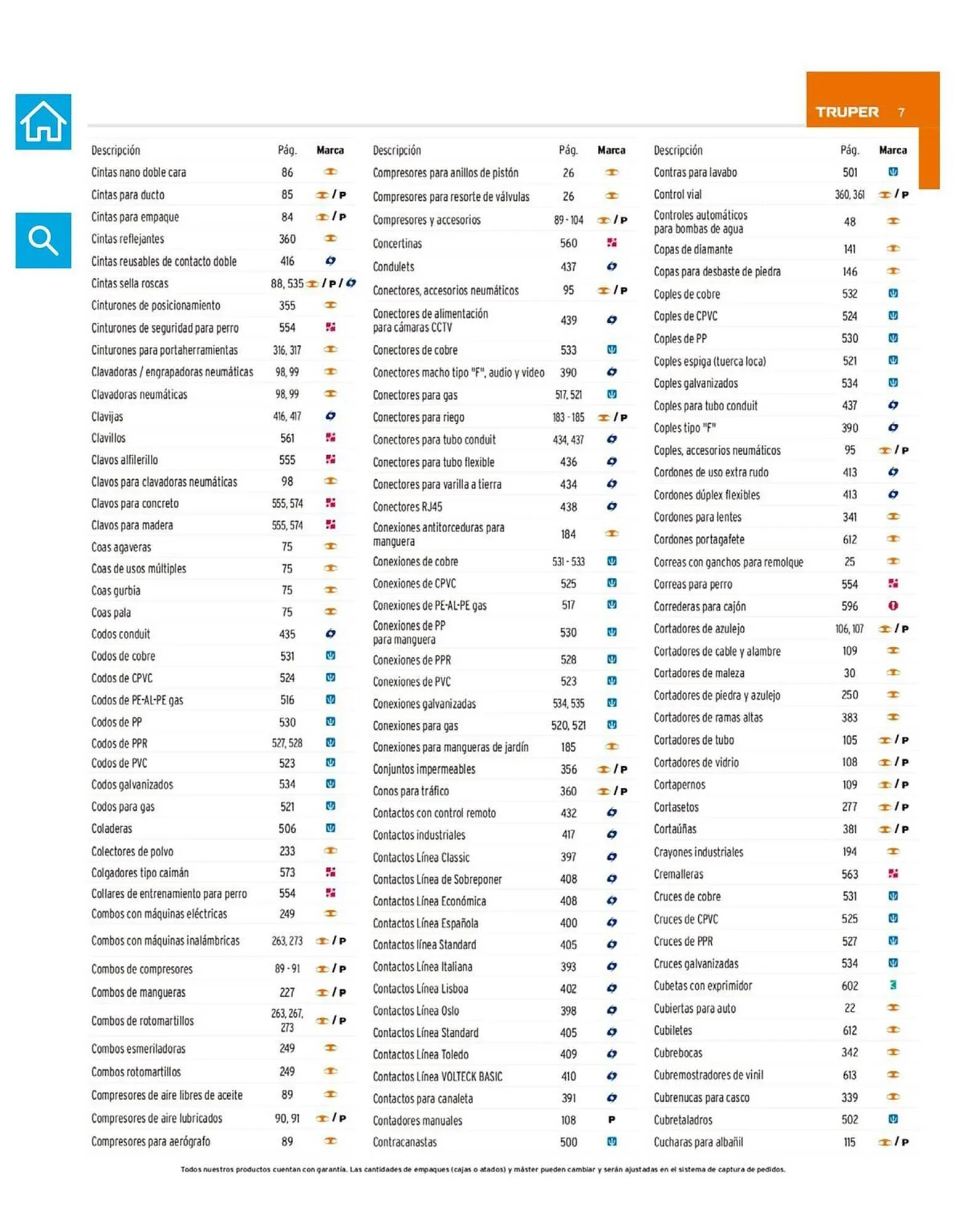 Catálogo de Catálogo Truper 7 de marzo al 31 de diciembre 2025 - Pagina 8