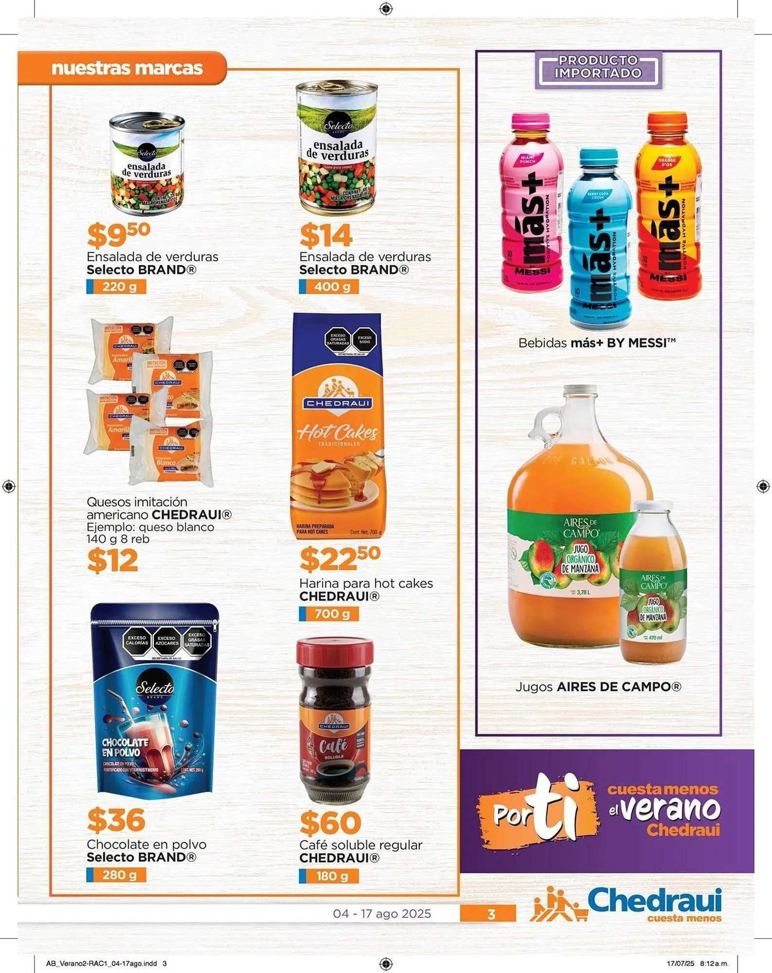 Catálogo de Catálogo Chedraui 5 de agosto al 17 de agosto 2025 - Pagina 3