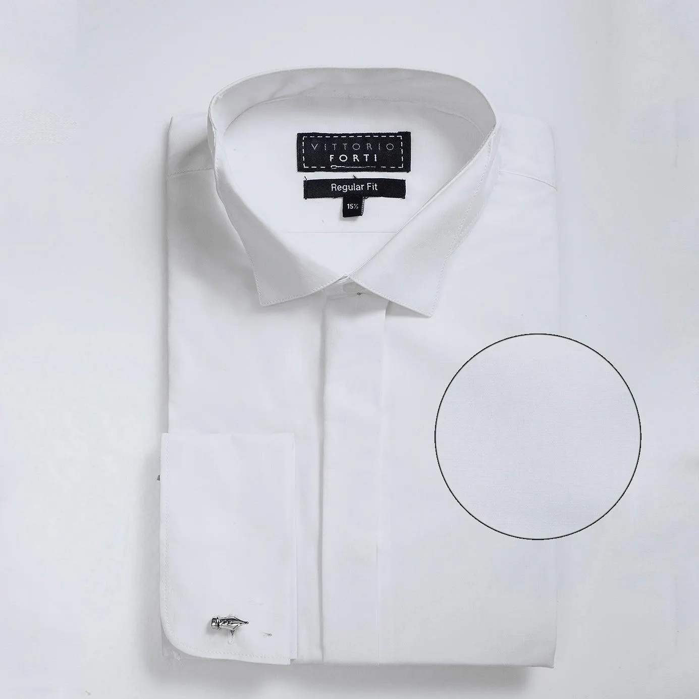 Camisa Ceremonia Manga Larga | Blanco | Corte Regular