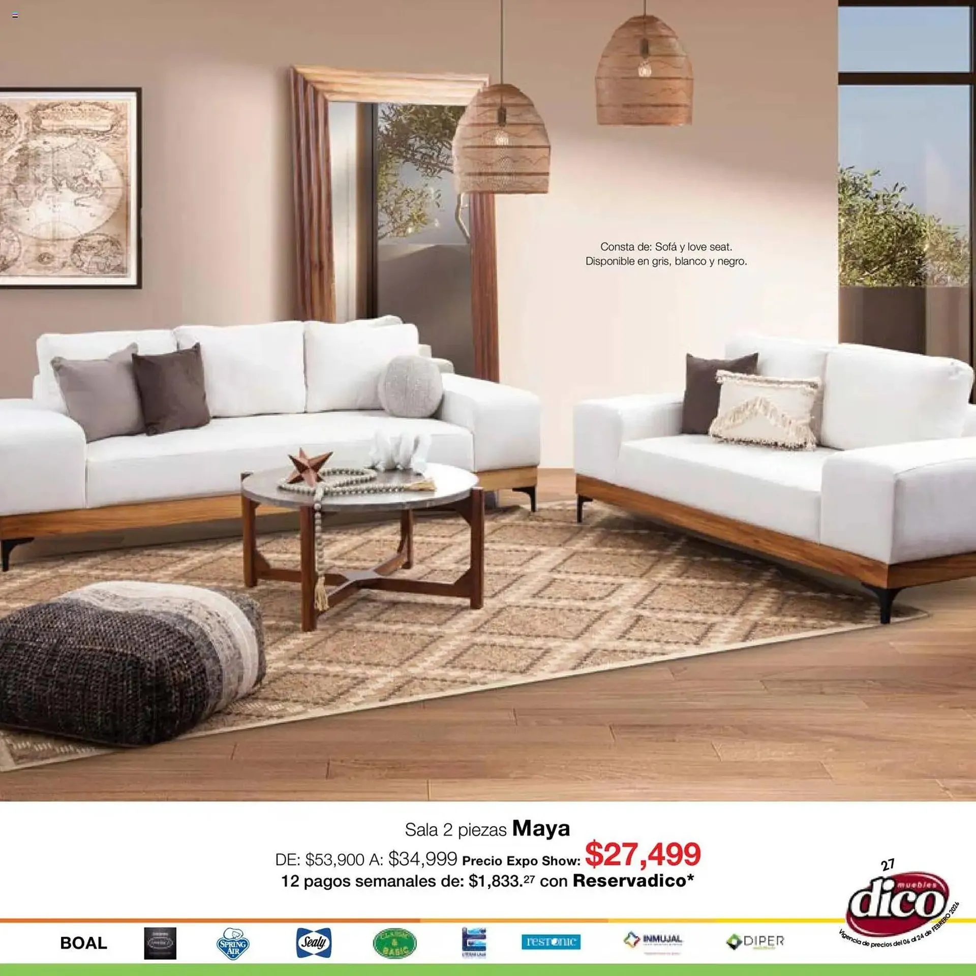 Catálogo de Catálogo Muebles Dico 6 de febrero al 25 de febrero 2026 - Pagina 27