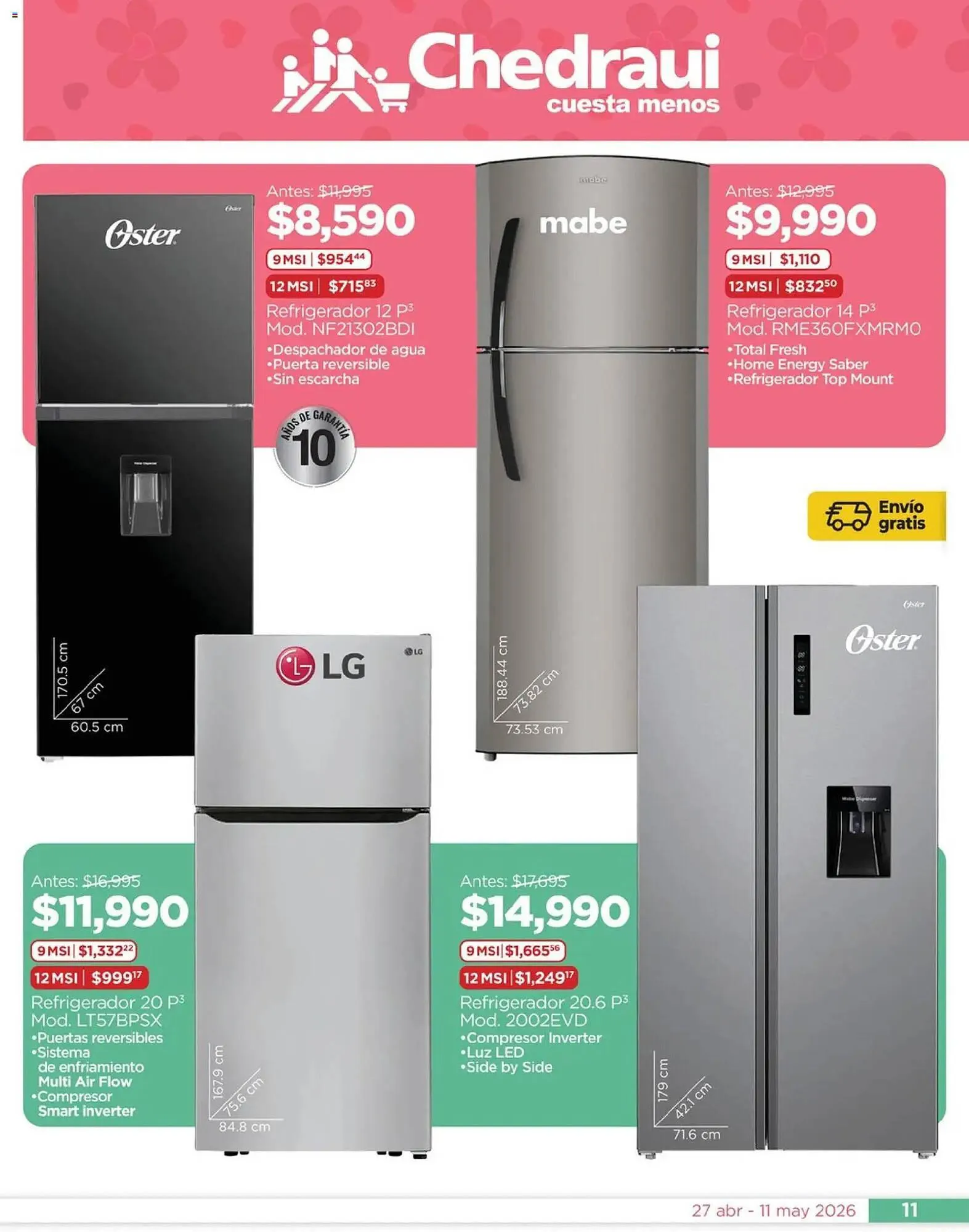 Catálogo de Folleto Chedraui 27 de abril al 12 de mayo 2026 - Pagina 11