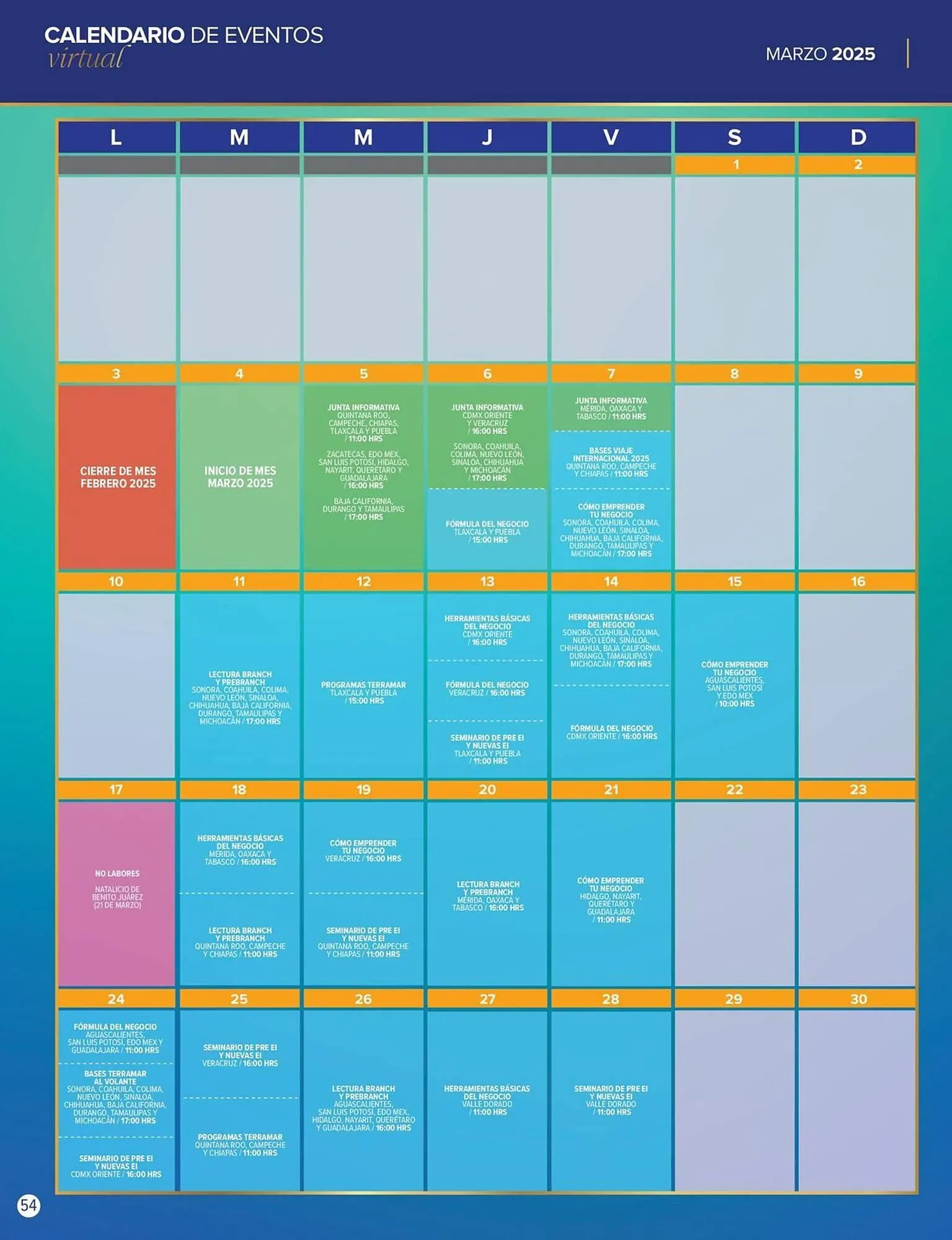 Catálogo de Catálogo Terramar Brands 1 de marzo al 31 de marzo 2025 - Pagina 54