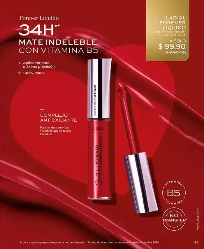 Catálogo de Catálogo L'Bel México C03 7 de enero al 6 de febrero 2025 - Pagina 92