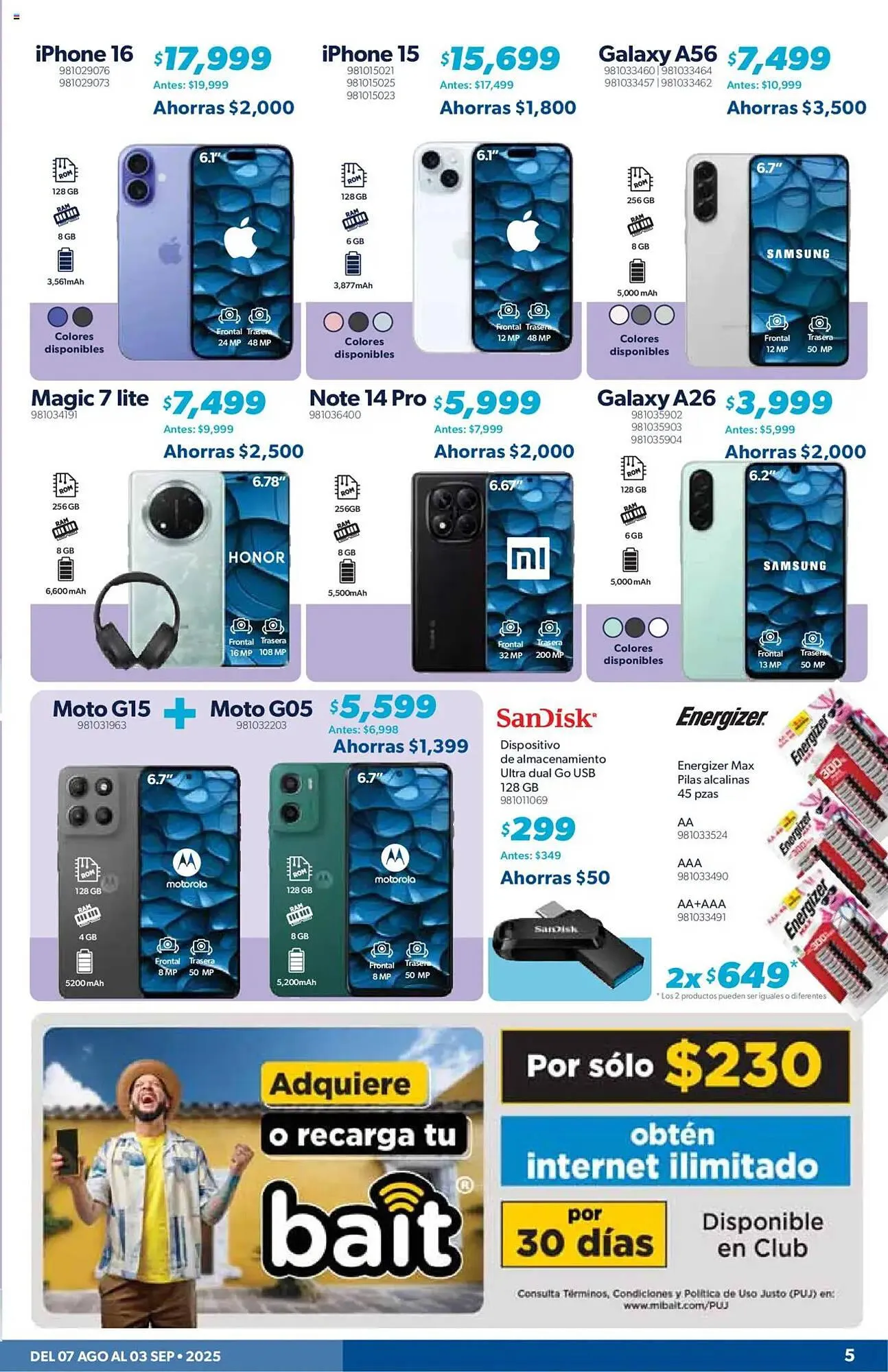 Catálogo de Catálogo Sam's Club 7 de agosto al 4 de septiembre 2025 - Pagina 5