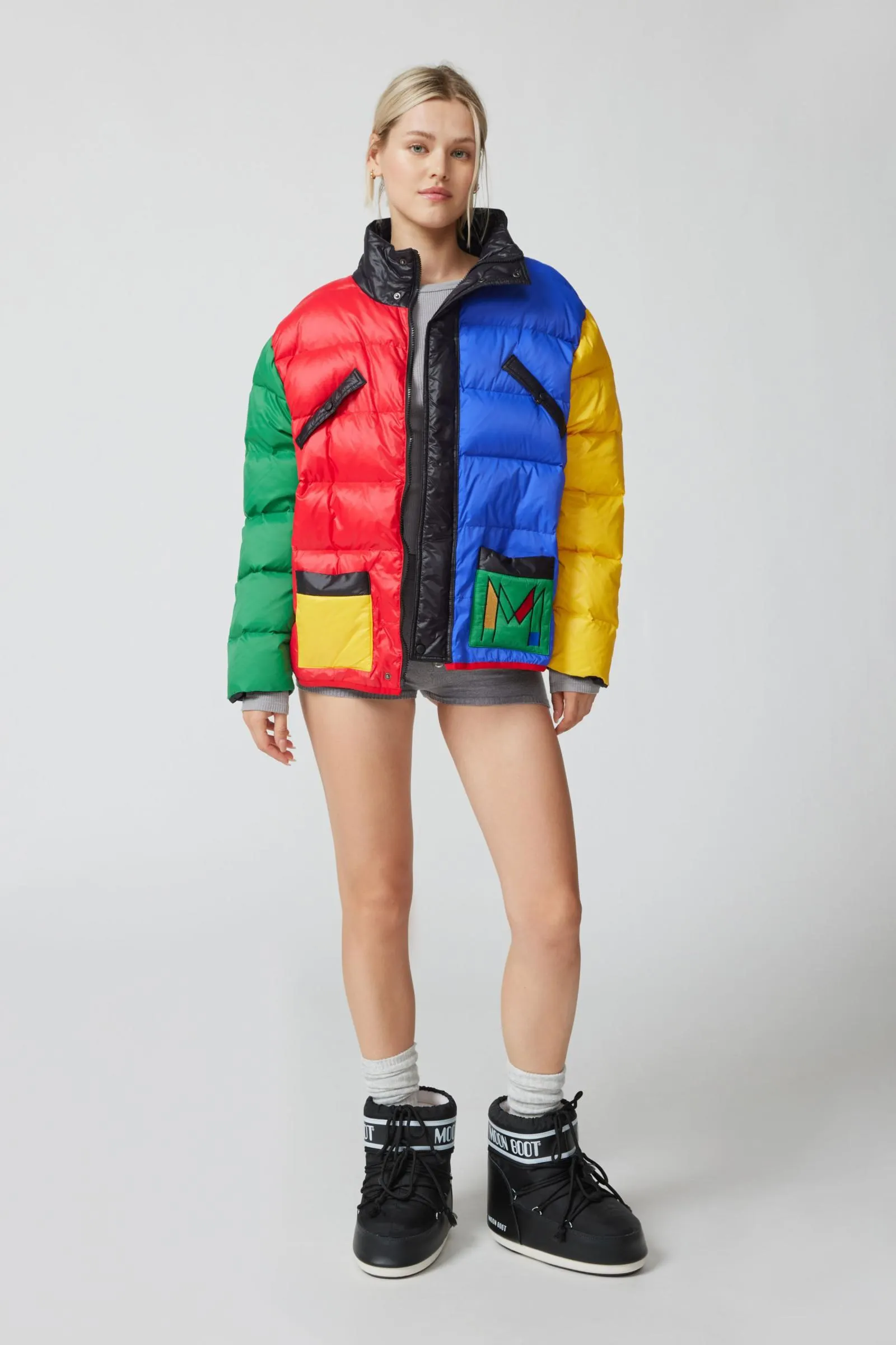 Mutma Gamma Colorblock Puffer Jacket