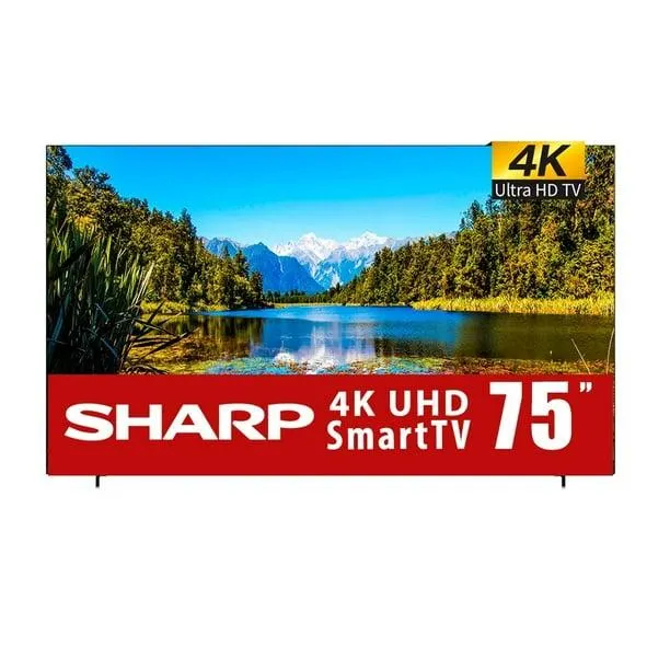 TV Sharp 75 Pulgadas Roku 4K Ultra HD Smart TV LED 4T-C75EL8UR