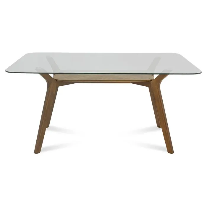 Mesa De Comedor P/6 Nogal Juko