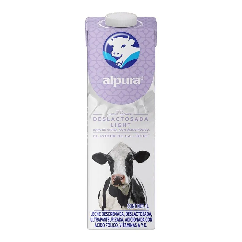 Leche UHT Deslactosada Light Alpura 12/1 L