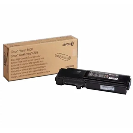 Tóner Xerox 106r02236 Negro, 8000 Páginas Para Phaser Wc 6605