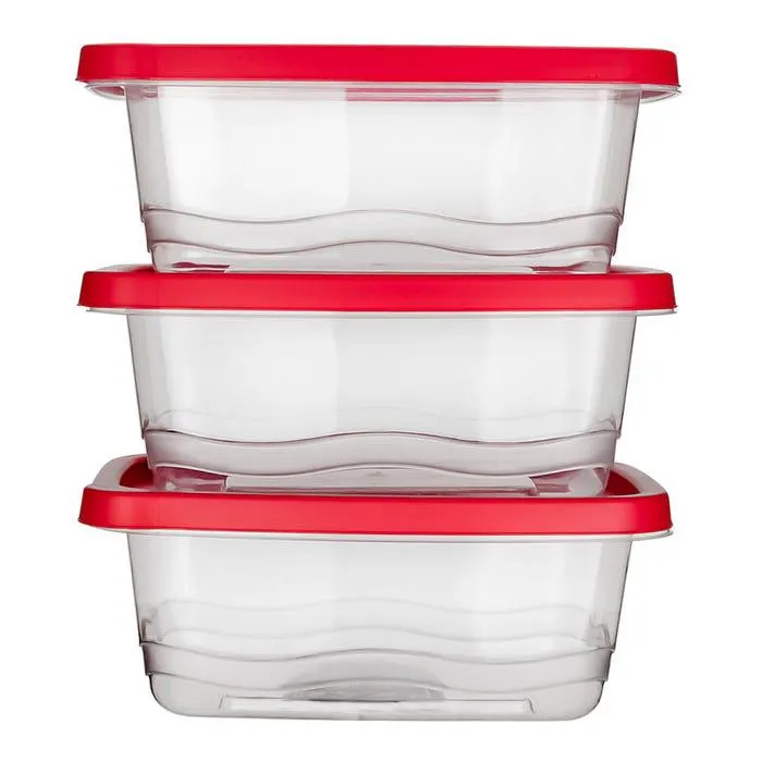 Juego de contenedores de plástico 3 piezas 200-8033 Home Sweet Home