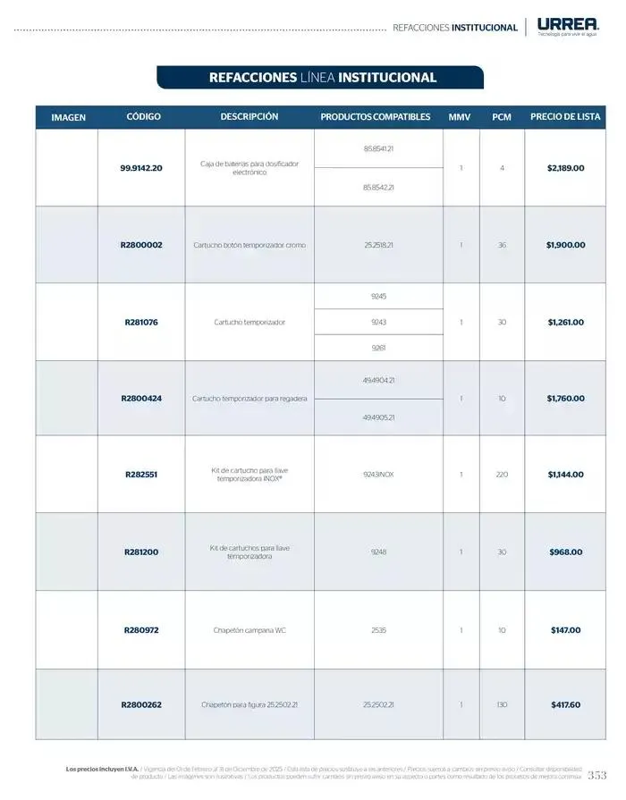 Catálogo de Catálogo Residencial 2025 28 de febrero al 28 de febrero 2026 - Pagina 359