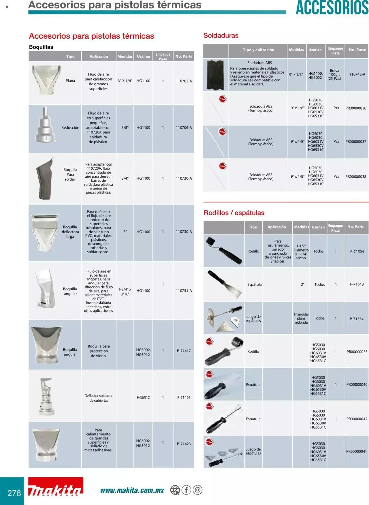 Catálogo de Makita Ofertas Accesorios 5 de septiembre al 31 de diciembre 2023 - Pagina 278