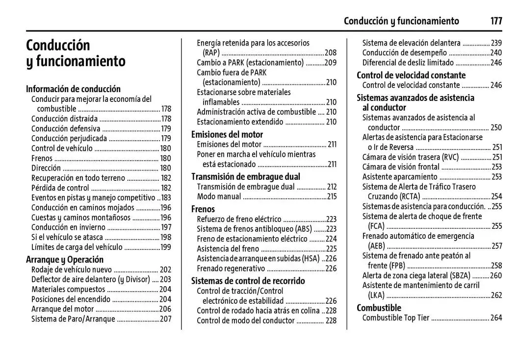 Catálogo de Chevrolet Corvette Stingray Manual del propietario 22 de enero al 31 de diciembre 2025 - Pagina 178