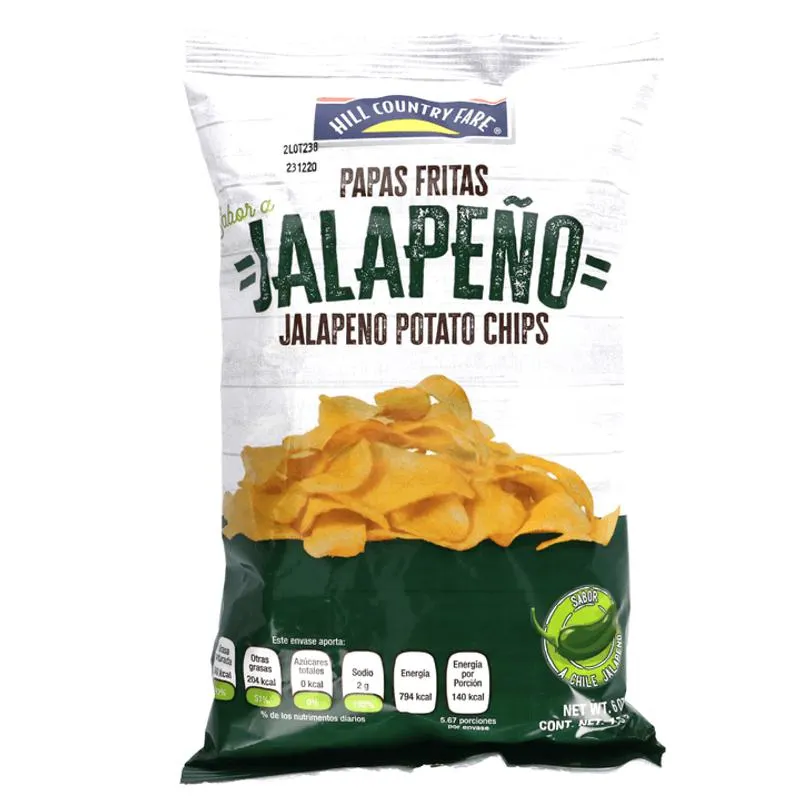 HCF Papas Fritas Jalapeño 170 g