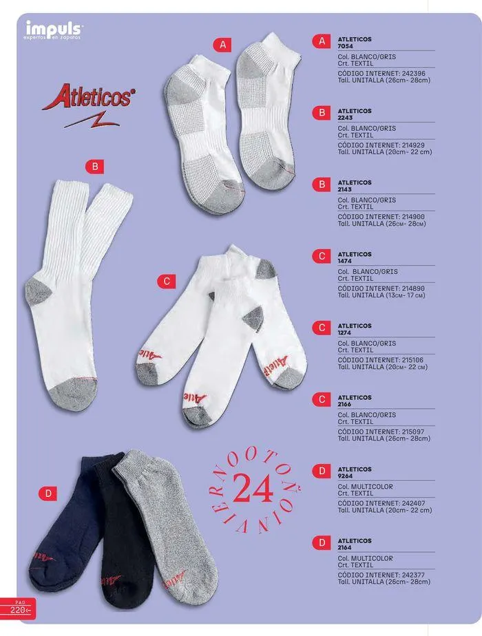 Catálogo de IMPULS Caballero Verano-Otoño 5 de julio al 15 de noviembre 2024 - Pagina 222