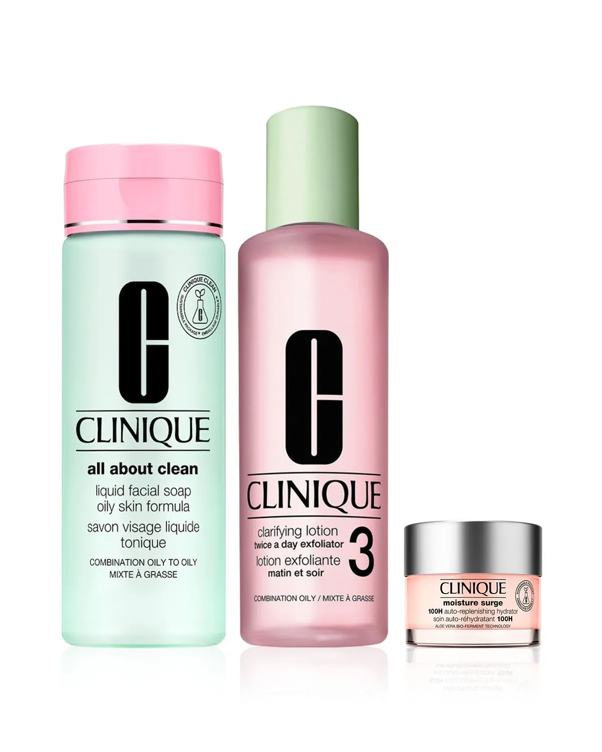 Set 3 pasos de viaje - Piel Mixta Grasa