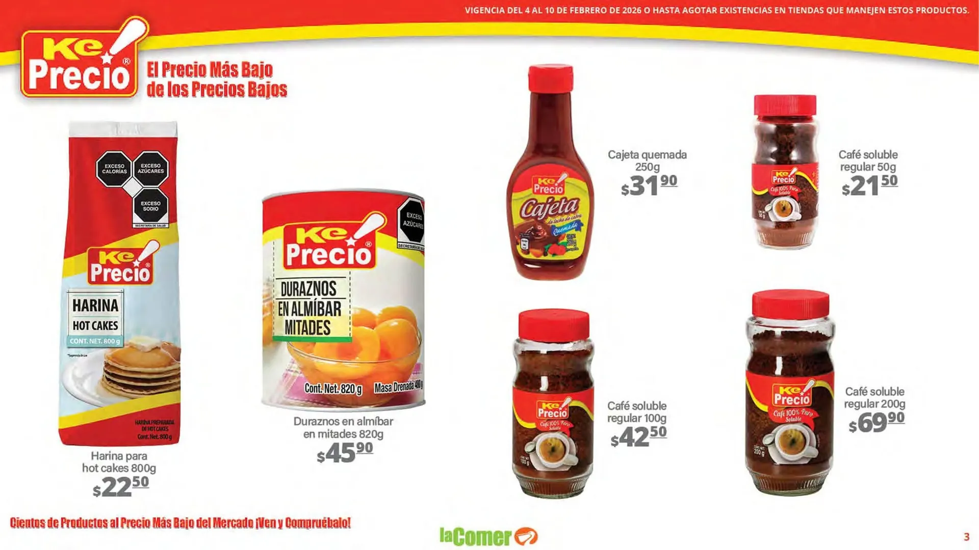 Catálogo de Folleto La Comer 4 de febrero al 10 de febrero 2026 - Pagina 3