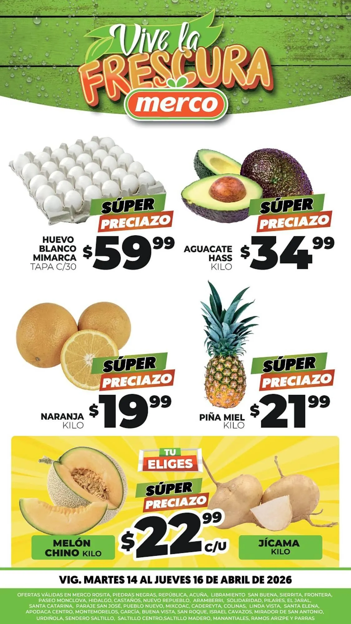 Catálogo de Folleto Merco 14 de abril al 16 de abril 2026 - Pagina 1