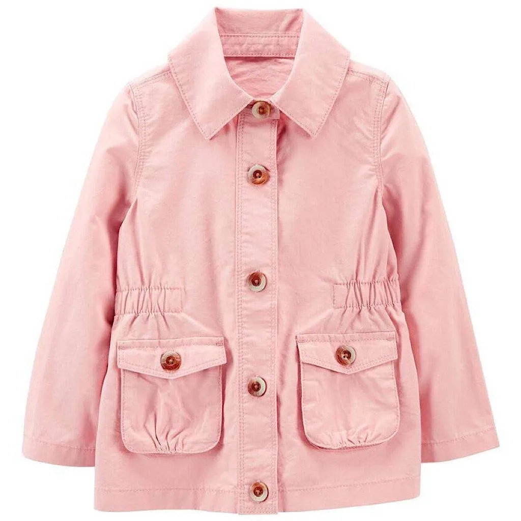 Chamarra Carter’s de sarga rosa para niña preescolar