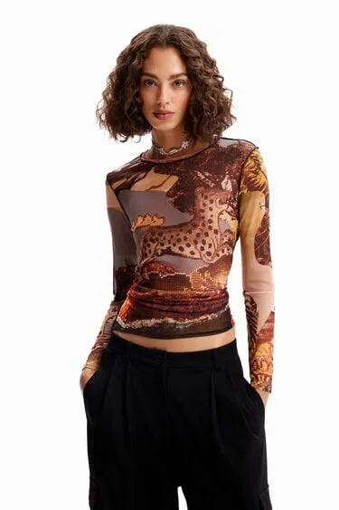 Camiseta tul tapestry M. Christian Lacroix