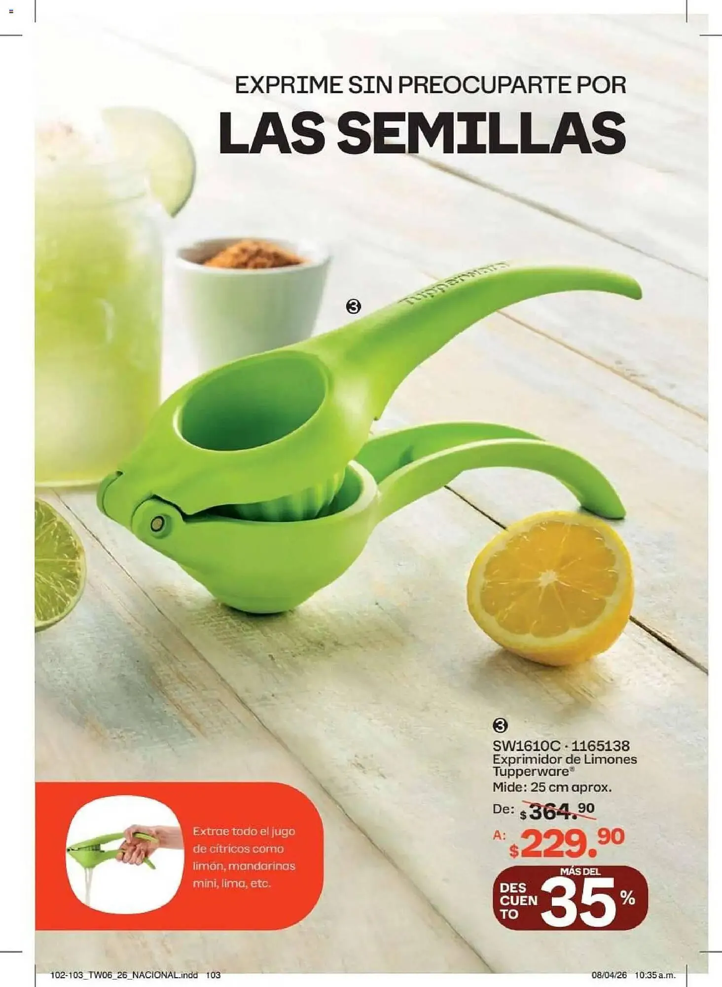 Catálogo de Catálogo Tupperware 18 de mayo al 14 de junio 2026 - Pagina 103